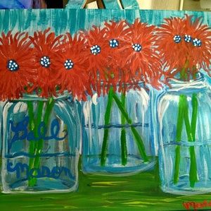 Acrylic painting by Marcy gives to ASPCA